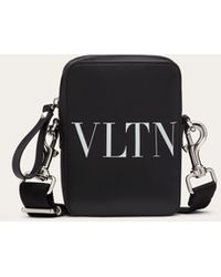 Valentino Garavani - Small Vltn Leather Crossbody Bag - Lyst