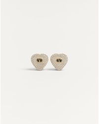 Valentino Garavani - クール ロイヤル メタル X エナメル X スワロフスキー®クリスタル イヤリング 女性 マルチカラー - Lyst