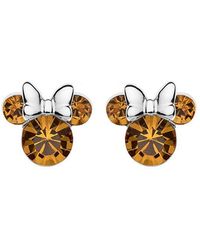 Disney Boucles d'oreilles à fermoir à poussette mickey mouse e905162rnovl 925 argent - Métallisé