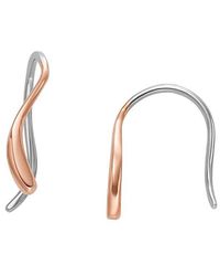 Skagen - Boucles d'oreilles à fermoir à poussette kariana skj1781791 acier inoxydable - Lyst