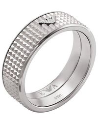 motief auditie Duidelijk maken Emporio Armani-Ringen voor heren | Online sale met kortingen tot 23% | Lyst  NL