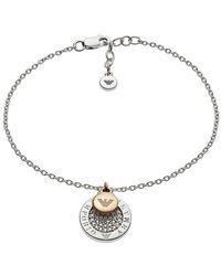 Emporio Armani Armband in het Metallic Dames Sieraden voor voor Armbanden voor 