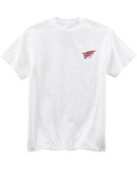 Red Wing Logo T-shirt Unisex - White