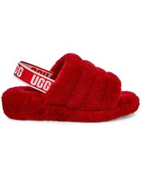 ugg fluffy sliders