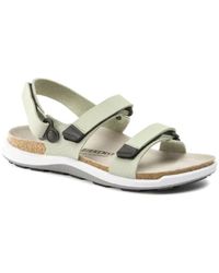 Birkenstock Gizeh Birko-Flor Thong Sandal in Silver (Metallic) - Lyst