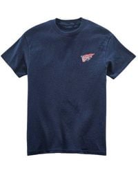 Red Wing Logo T-shirt Unisex - Blue