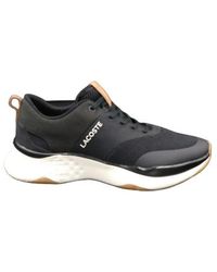 Lacoste Synthetic Court-drive Plus 0120 3 in Black for Men - Lyst