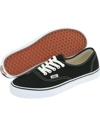womens black vans authentic
