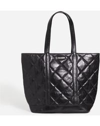 Vanessa Bruno - Cabas Zippé En Cuir Matelassé - Lyst