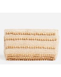 Vanessa Bruno - Pochette En Raphia Avec Perles En Bois - Lyst