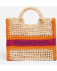 Vanessa Bruno - Petit Panier En Raphia - Lyst