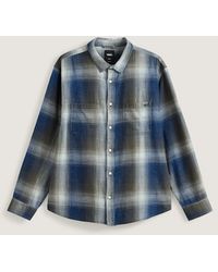 Vans - Camicia A Maniche Lunghe Plaid, Uomo, Taglia - Lyst
