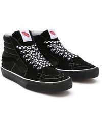 Vans - Customs Checkerboard Sk8-Hi - Lyst