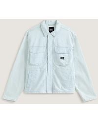 Vans - Umber Denim Stripe Jacket - Lyst