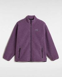 Vans - Jazzy Full Zip Sherpa Jacket (Grape Jam) - Lyst