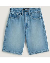 Vans - Kids Check-5 Baggy Denim Shorts (8-14 Years) - Lyst