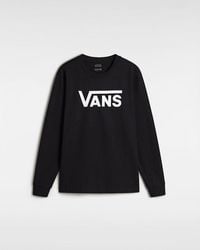 Vans - Flying V Classic Tee Met Lange Mouwen, Vrouw, Grootte - Lyst