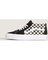 Vans - Premium Sk8-Mid 83 Shoes (Lx Checkerboard/Off) - Lyst