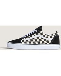 Vans - Primary Check Old Skool Shoes - Lyst