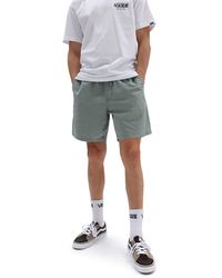 vans slip on shorts