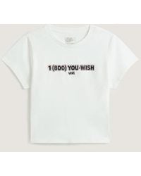 Vans - You Wish Baby Tee - Lyst