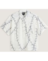 Vans - Van Doren Printed Camp Tee, Grootte - Lyst