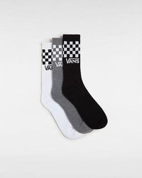 Vans - Classic Check Crew Socks - Lyst