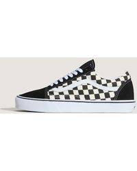 Vans - Primary Check Old Skool Shoes - Lyst