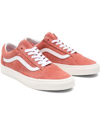 Zapatillas De Ante Con Estampado De Piel De Serpiente Old Skool Vans de  color Negro | Lyst