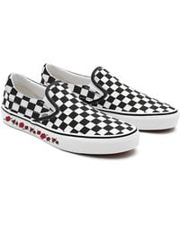 Vans - Customs Checkerboard Rose Slip-On - Lyst