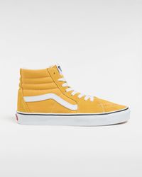 Vans - Color Theory Sk8-Hi Schuhe (Color Theory Golden Glow) , Größe - Lyst