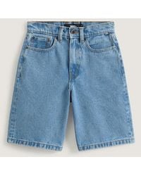 Vans - Kids Check-5 Baggy Denim Shorts (8-14 Years) - Lyst