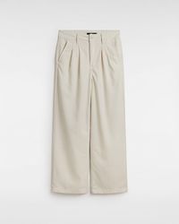 Vans - Pantalones Con Pinzas De Corte Holgado Alder, Mujer, Talla - Lyst