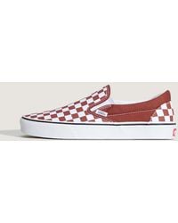 Vans - Classic Slip-On Checkerboard Shoes - Lyst
