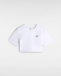 Vans - Camiseta Corta Style 76, Mujer, Talla - Lyst