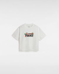 Vans - Fleurs Os Crop T-shirt - Lyst