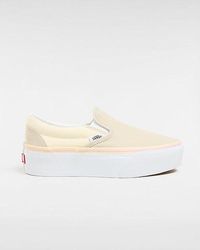 Vans - Classic Slip-on Checkerboard Stackform Shoes - Lyst
