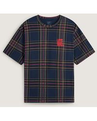 Vans - Printed Plaid T-Shirt - Lyst