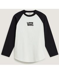 Vans - Core Raglan Long Sleeve T-Shirt - Lyst