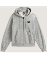 Vans - Stretch Logo Zip Pullover Hoodie - Lyst