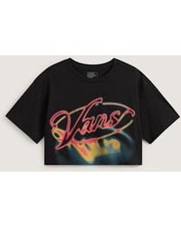 Vans - Camiseta Corta Afterburn, Mujer, Talla - Lyst