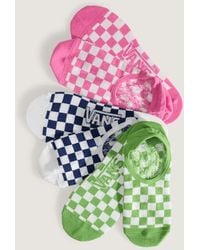 Vans - Ticker Canoodle Checkerboard Socks (3 Pairs) Size: L (8.5-12​ - Lyst