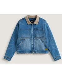 Vans - Nicola Cropped Chore Denim Jacket - Lyst