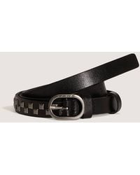 Vans - Check Gürtel Aus Leder, Herren, Größe - Lyst