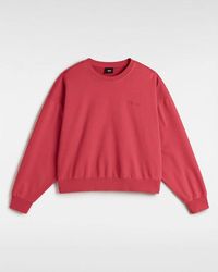Vans - Retro Sweater Met Ronde Hals Maat - Lyst