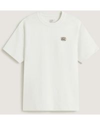 Vans - Oval Logo Loose Ss Tee Marshmallow - Lyst