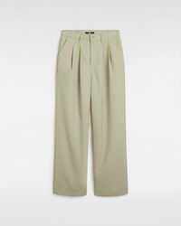 Vans - Pantalones Con Pinzas De Corte Holgado Alder, Mujer, Talla - Lyst