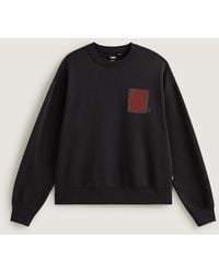 Vans - Stretch Stack Crackle Crew Sweatshirt, Grootte - Lyst
