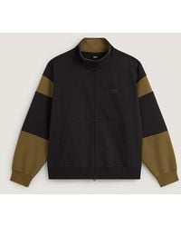 Vans - Retro Sport Sweatshirt Met Volledige Rits En Opstaande Kraag, Grootte - Lyst