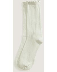 Vans - Pointelle Crew Marshmallow, Size: L (8.5-12​ - Lyst